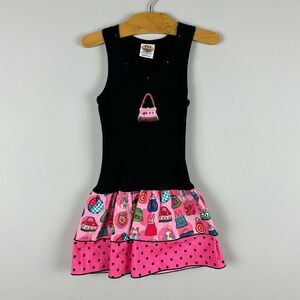 Attitude Pie dress with purse print size 4